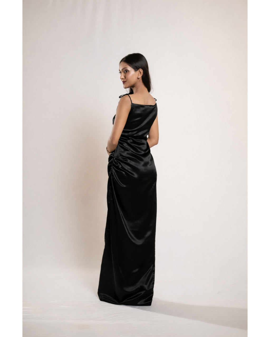 Black Satin Dress