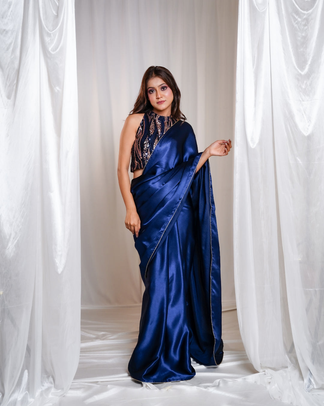 Sapphire Spark Saree