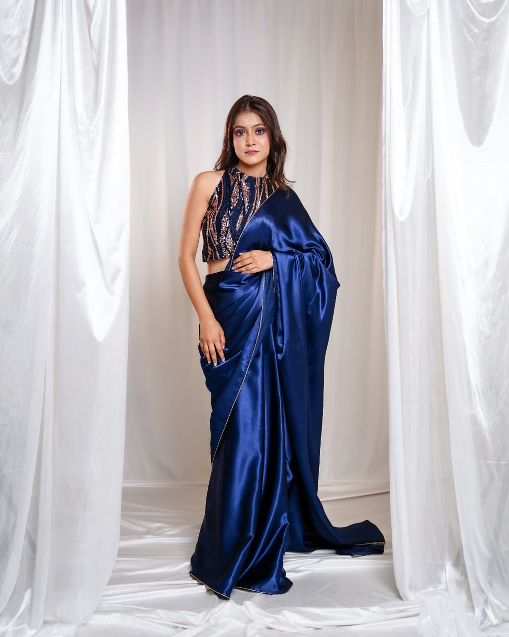 Sapphire Spark Saree