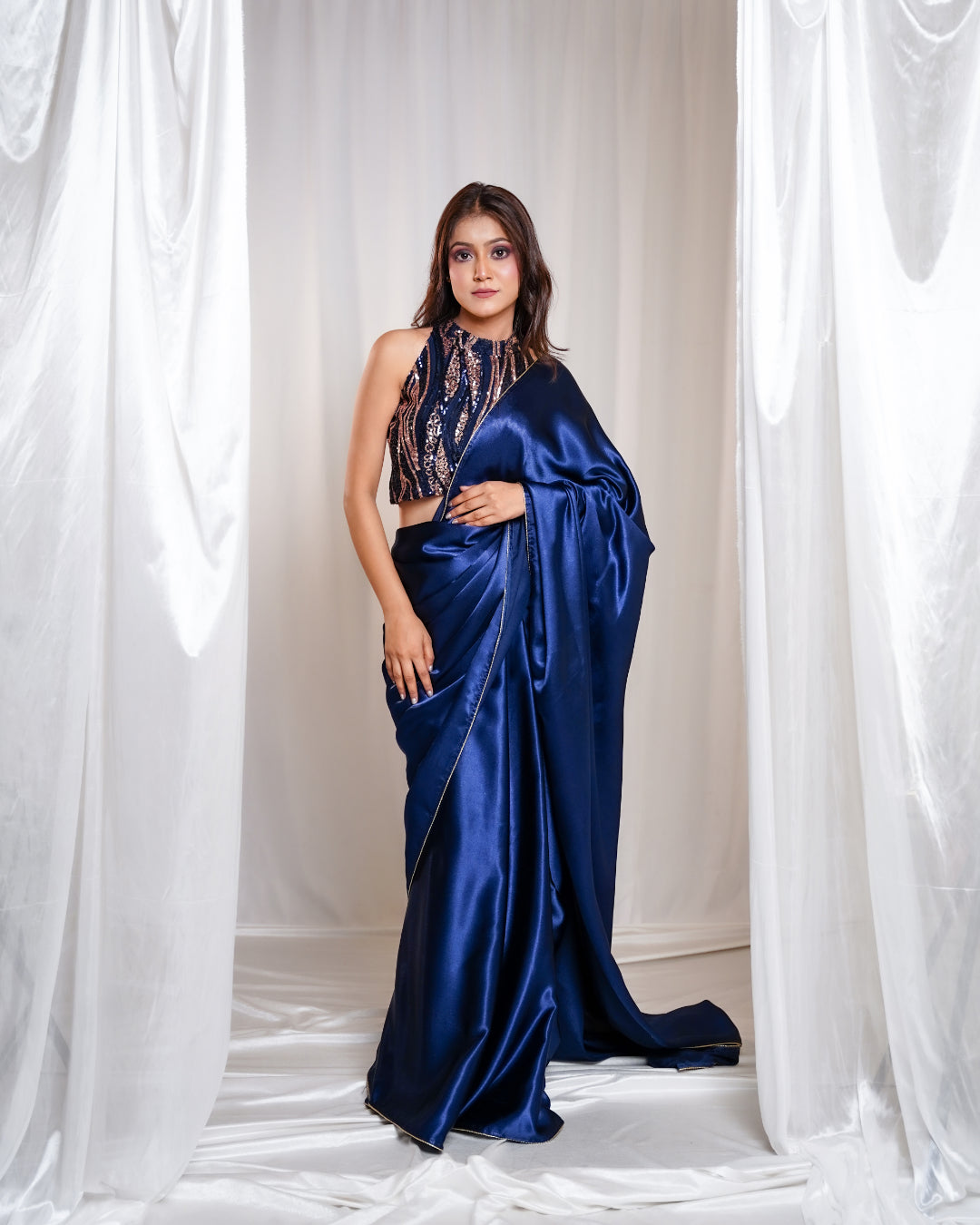 Sapphire Spark Saree