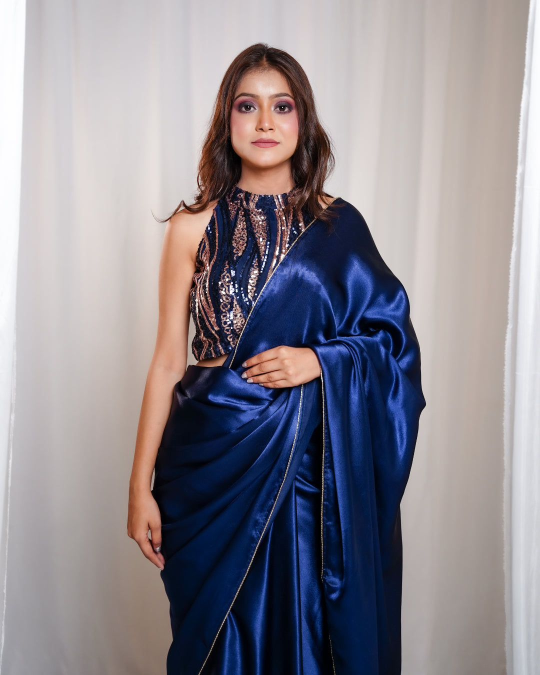 Sapphire Spark Saree