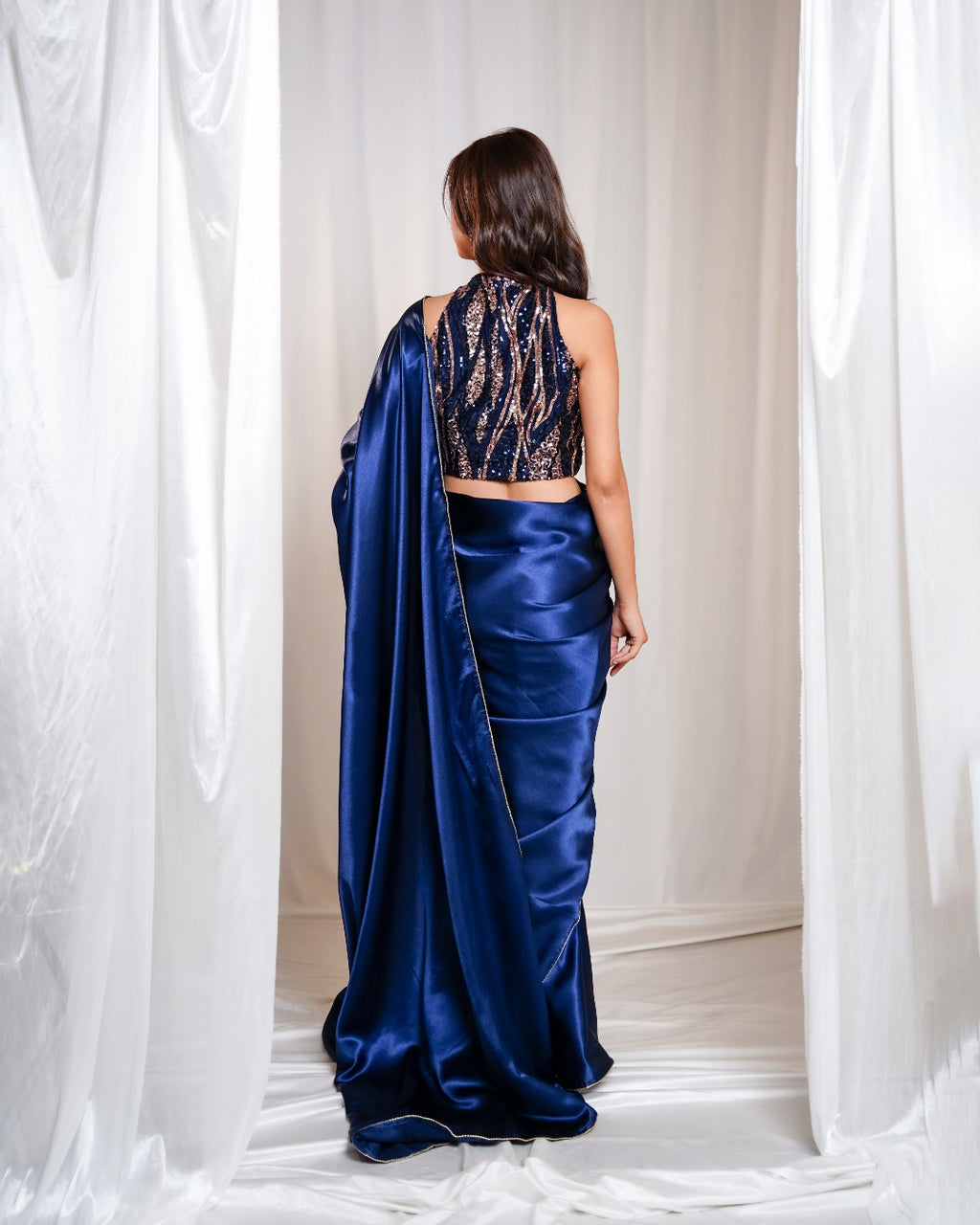 Sapphire Spark Saree