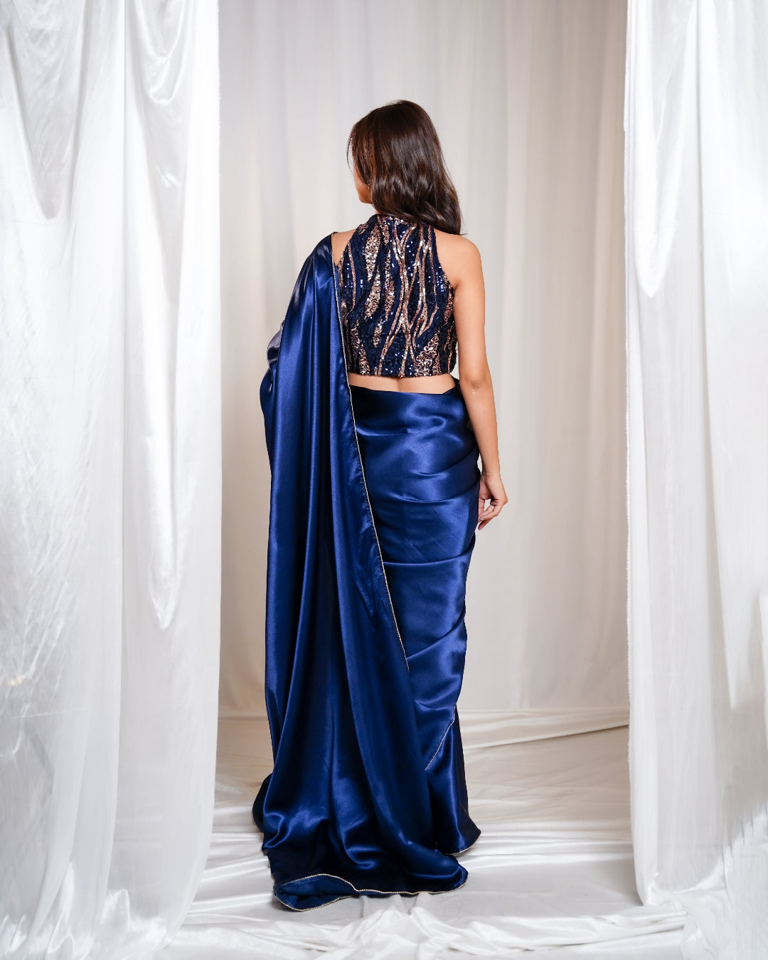 Sapphire Spark Saree