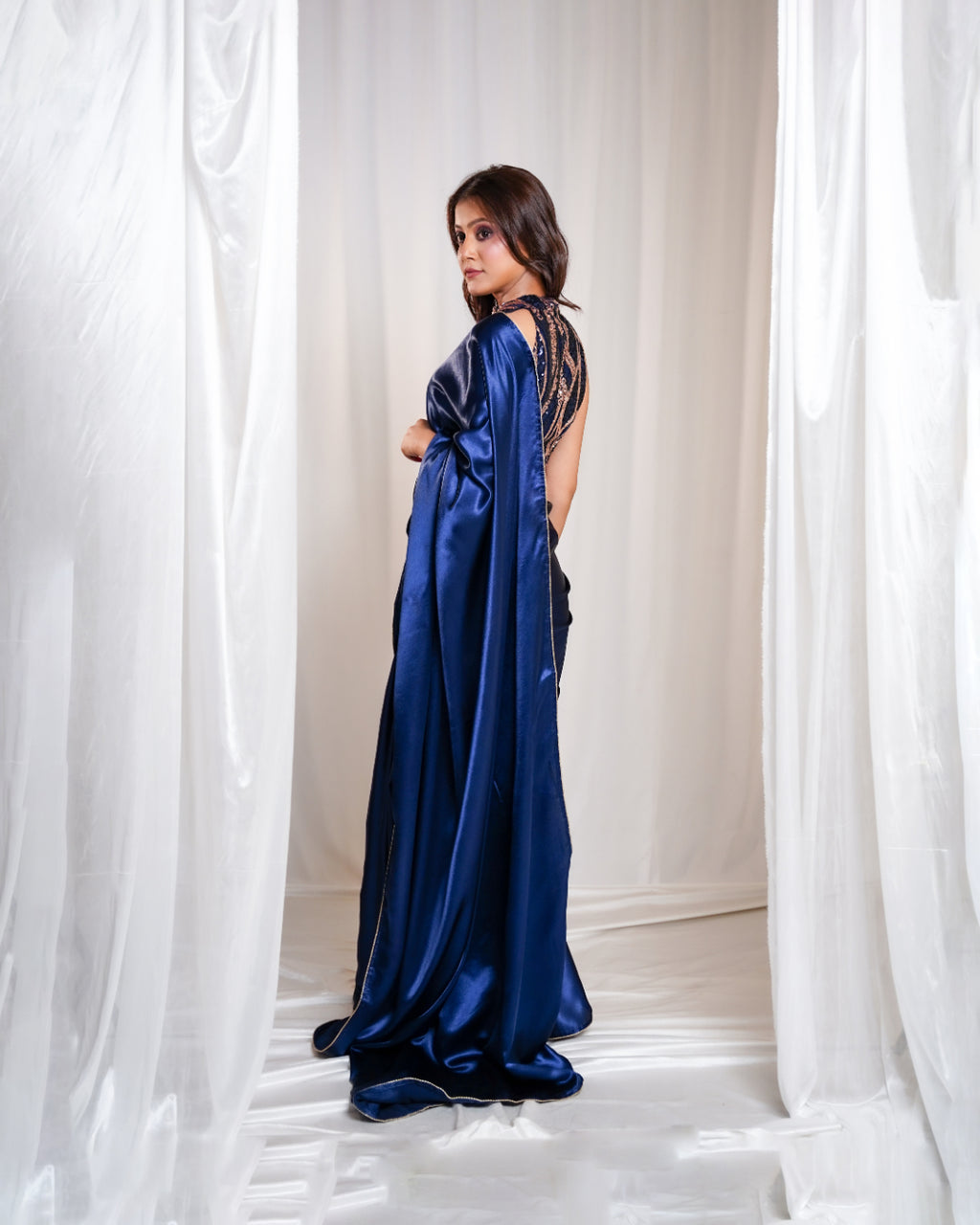 Sapphire Spark Saree