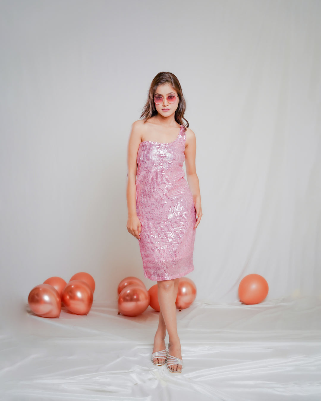 Pink Sequin Dress