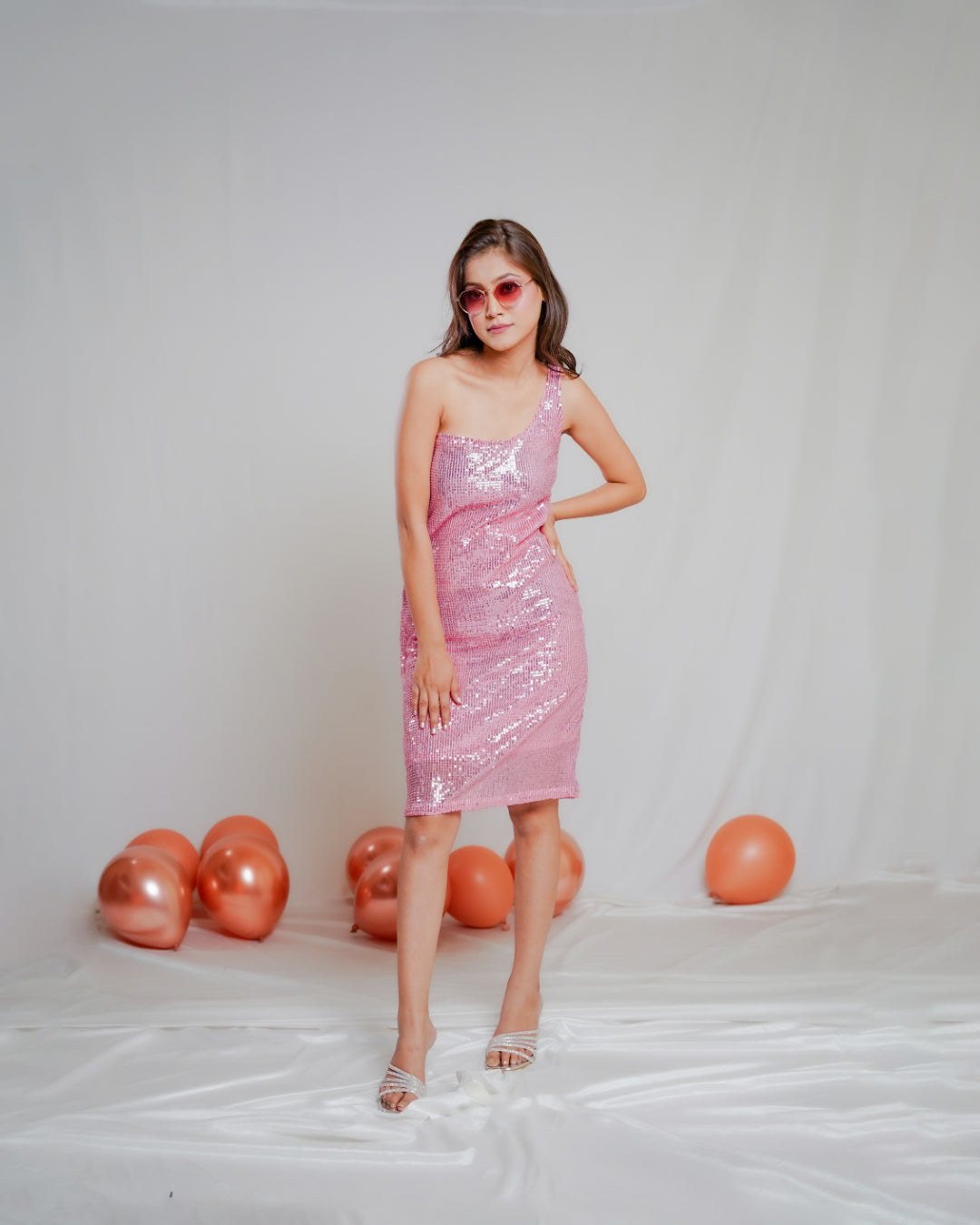Pink Sequin Dress