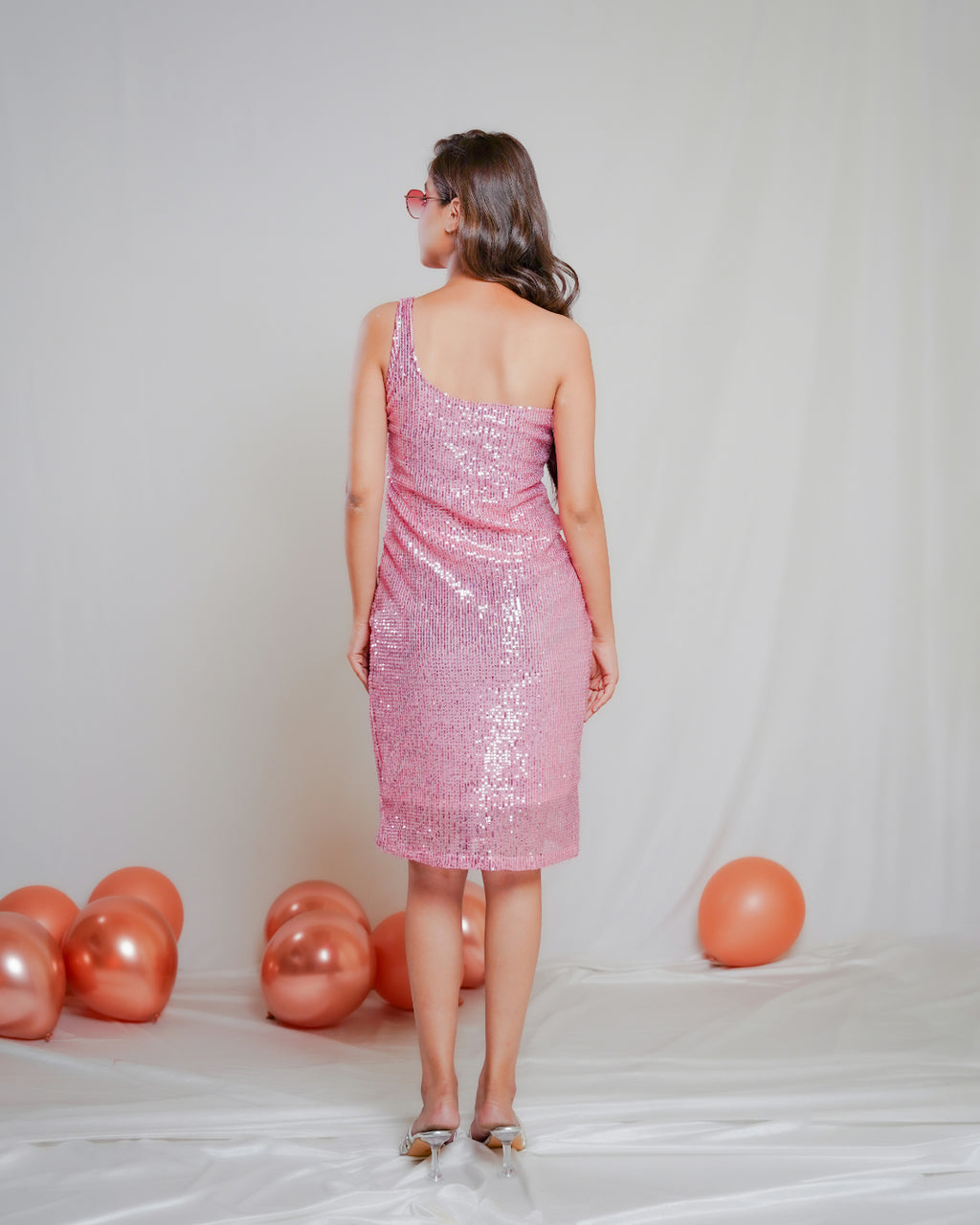 Pink Sequin Dress