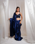 Midnight Muse Navy Blue Saree