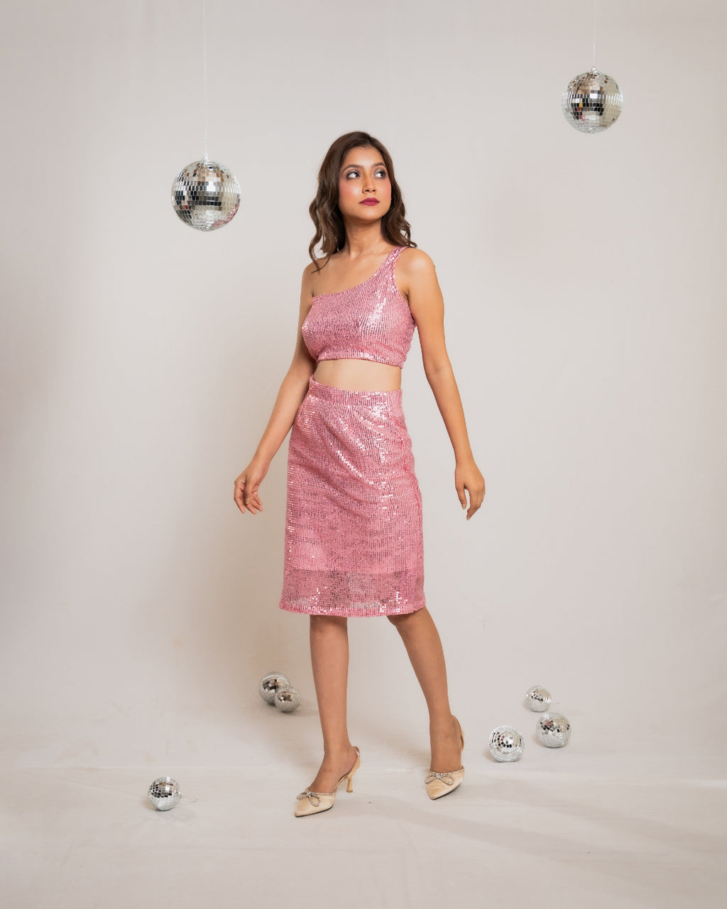 Pink Sequin Co-ord
