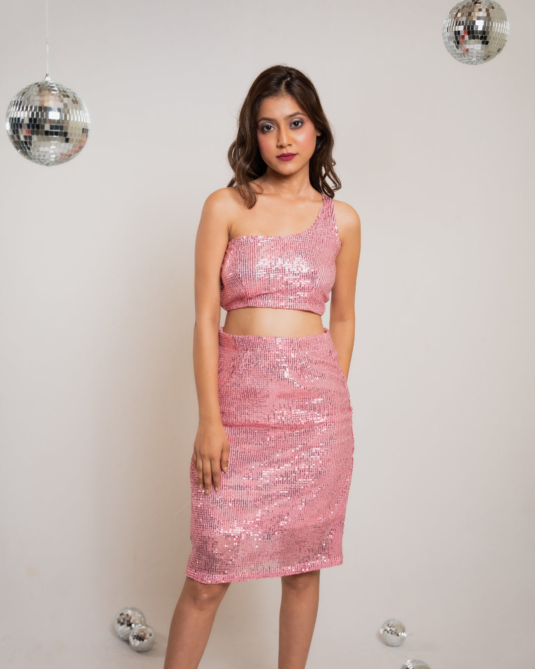 Pink Sequin Co-ord