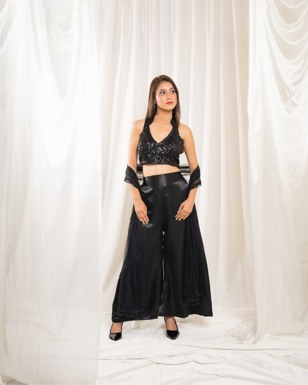 Blackout Beauty Indo-western Set