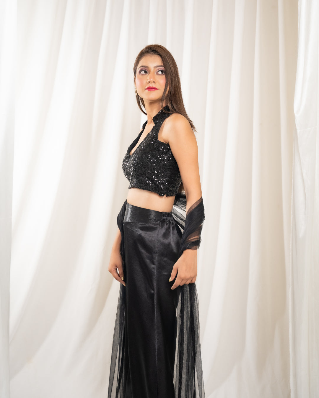 Blackout Beauty Indo-western Set