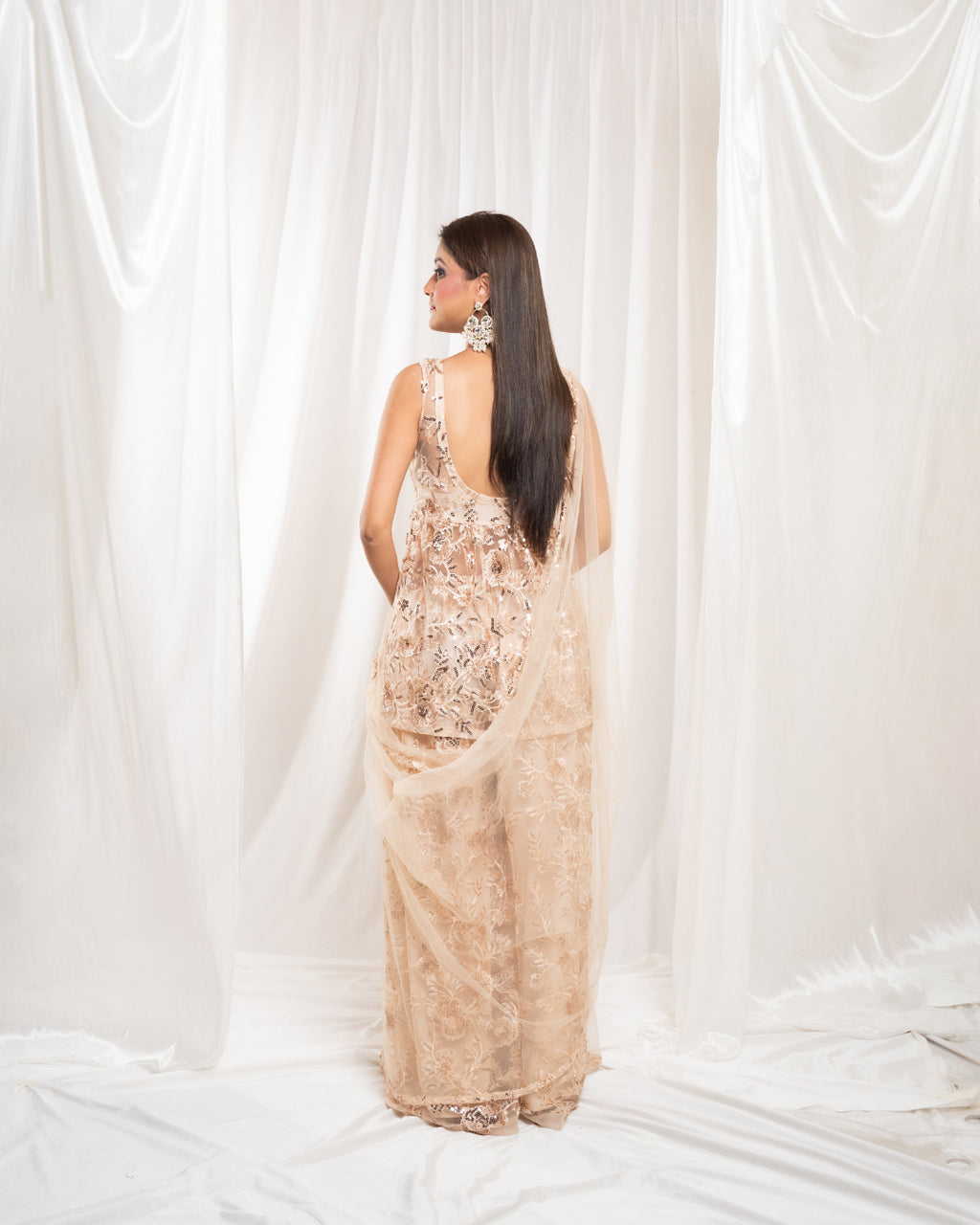 Ivory Bliss Peplum Set