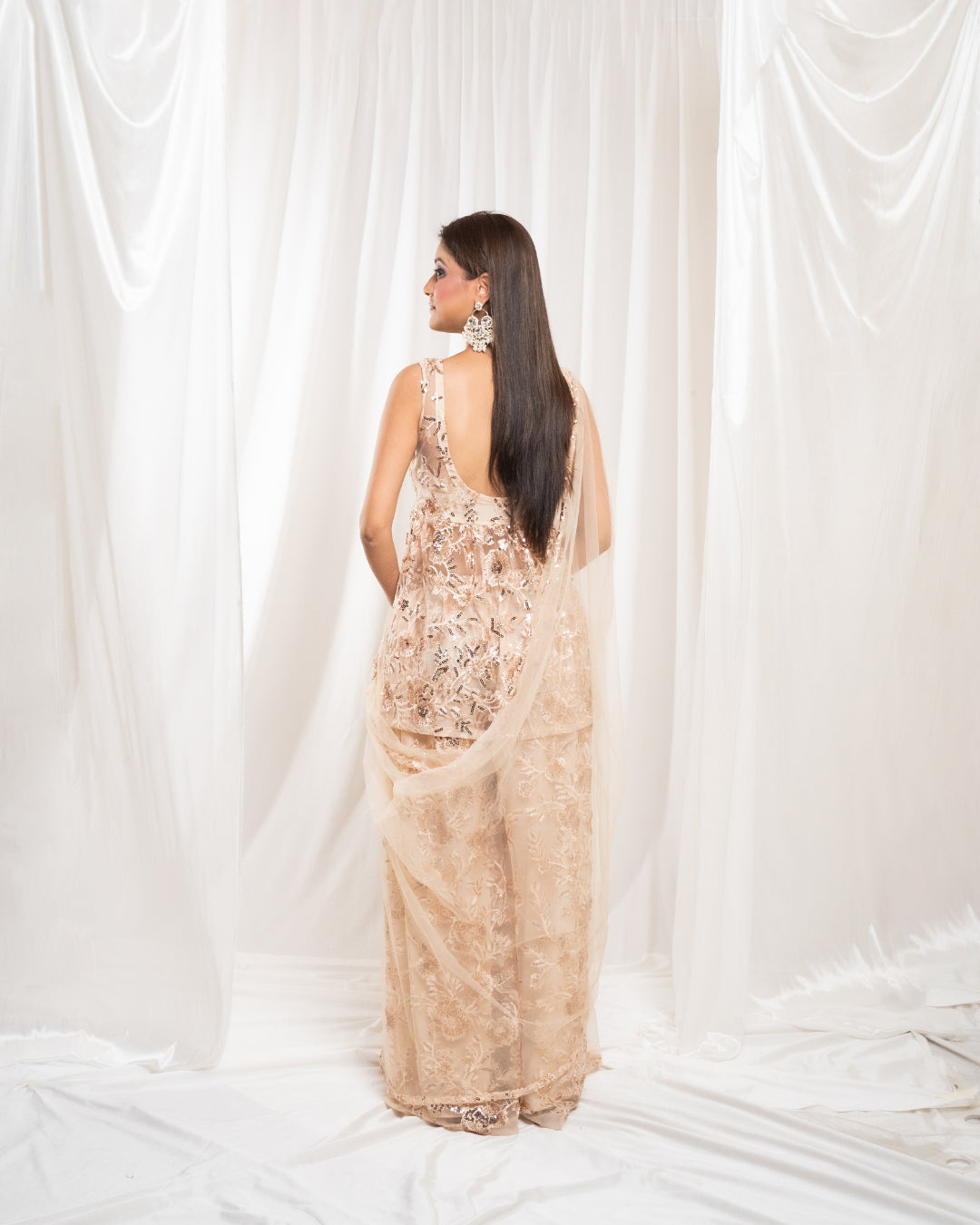 Ivory Bliss Peplum Set