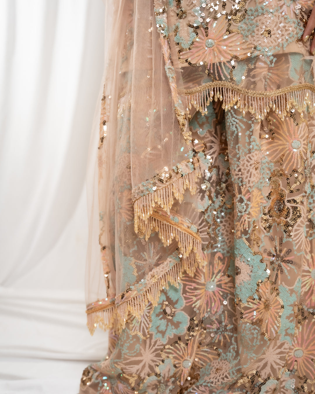 Dusky Dawn Radiance Sharara Set