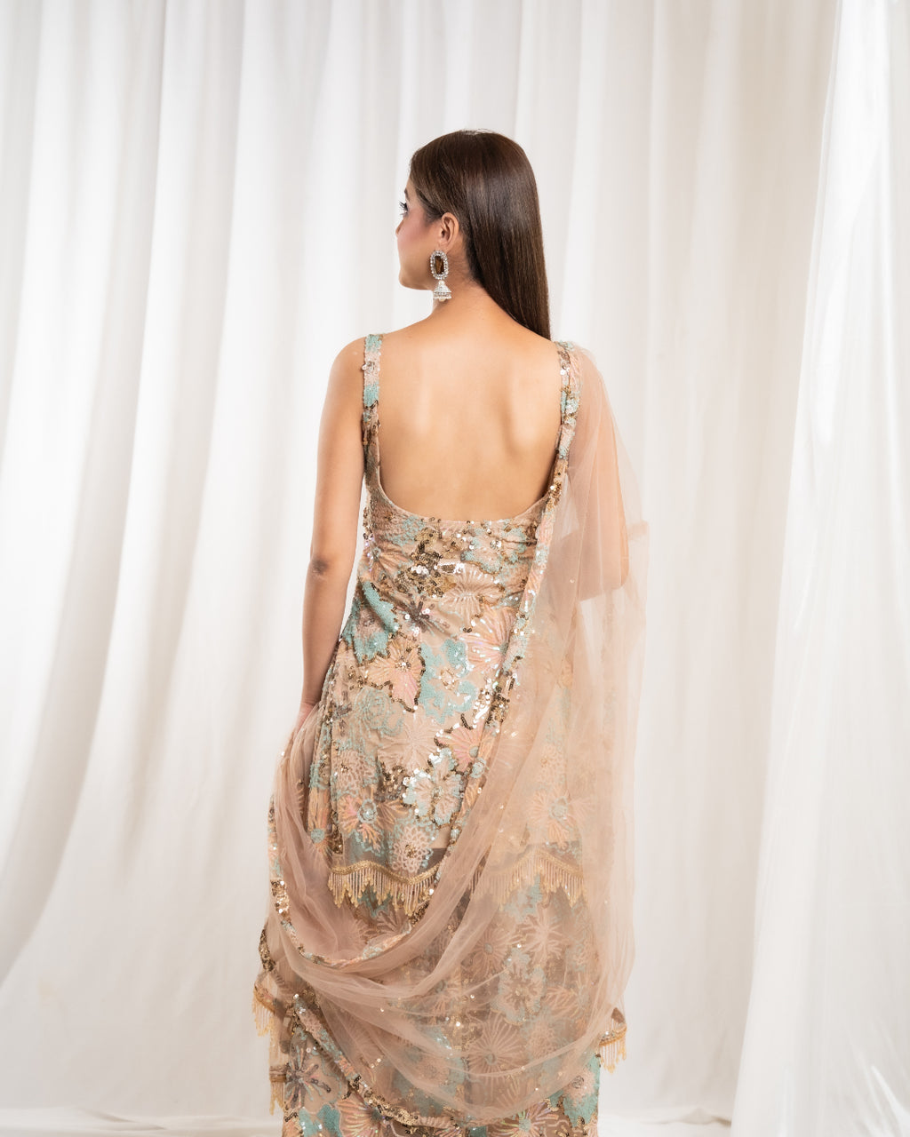 Dusky Dawn Radiance Sharara Set
