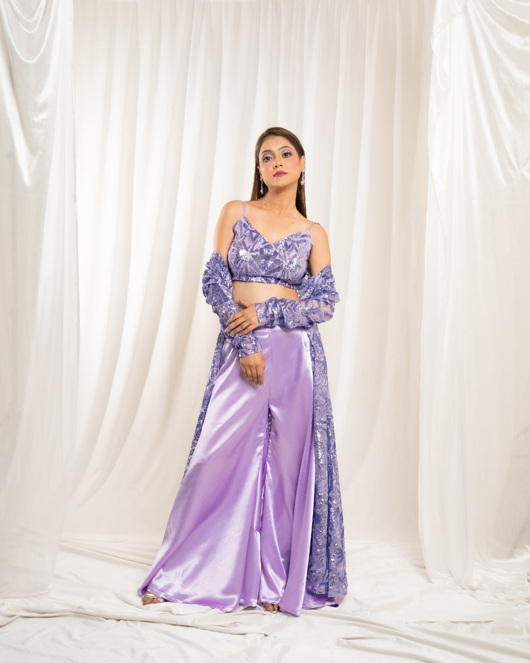 Twilight Lavender Shrug Set