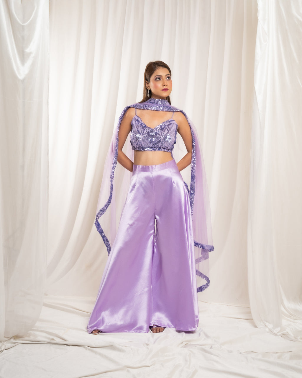 Lavender Luxe Sharara Set