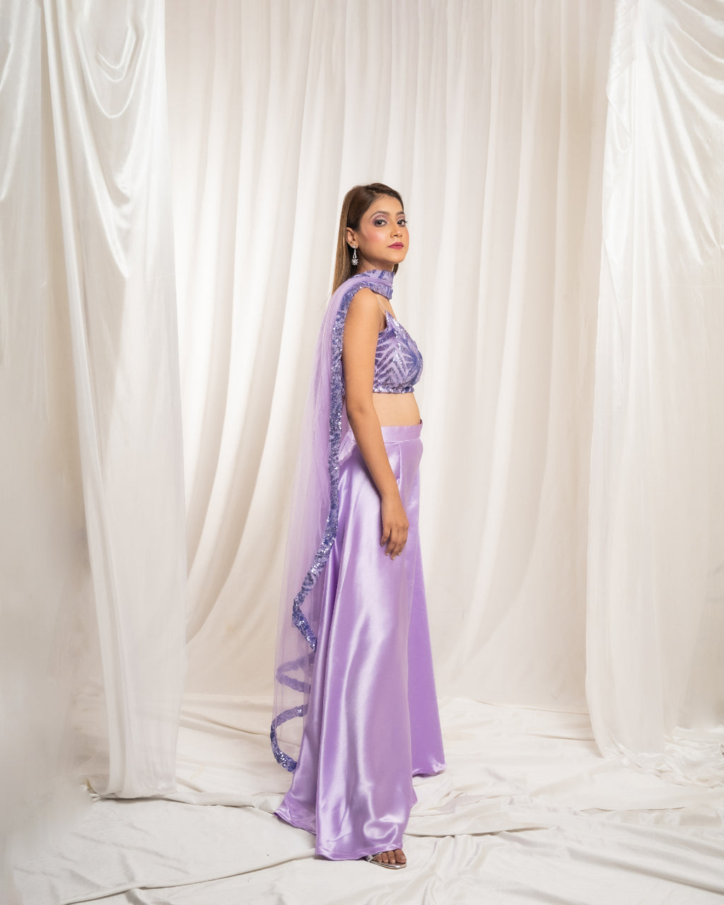 Lavender Luxe Sharara Set