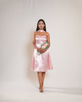 Pastel Pink Satin Frock