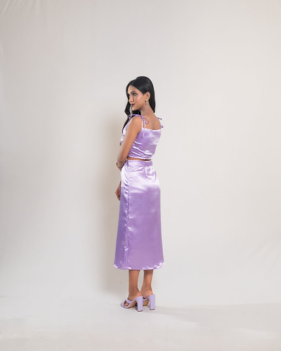 Lavender Satin Co-ord