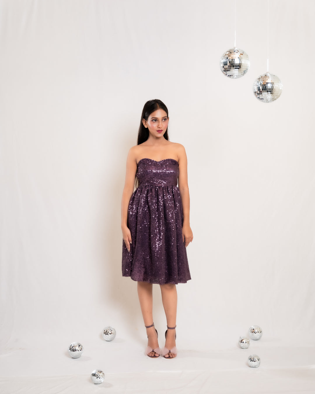 Mauve Balloon Frock