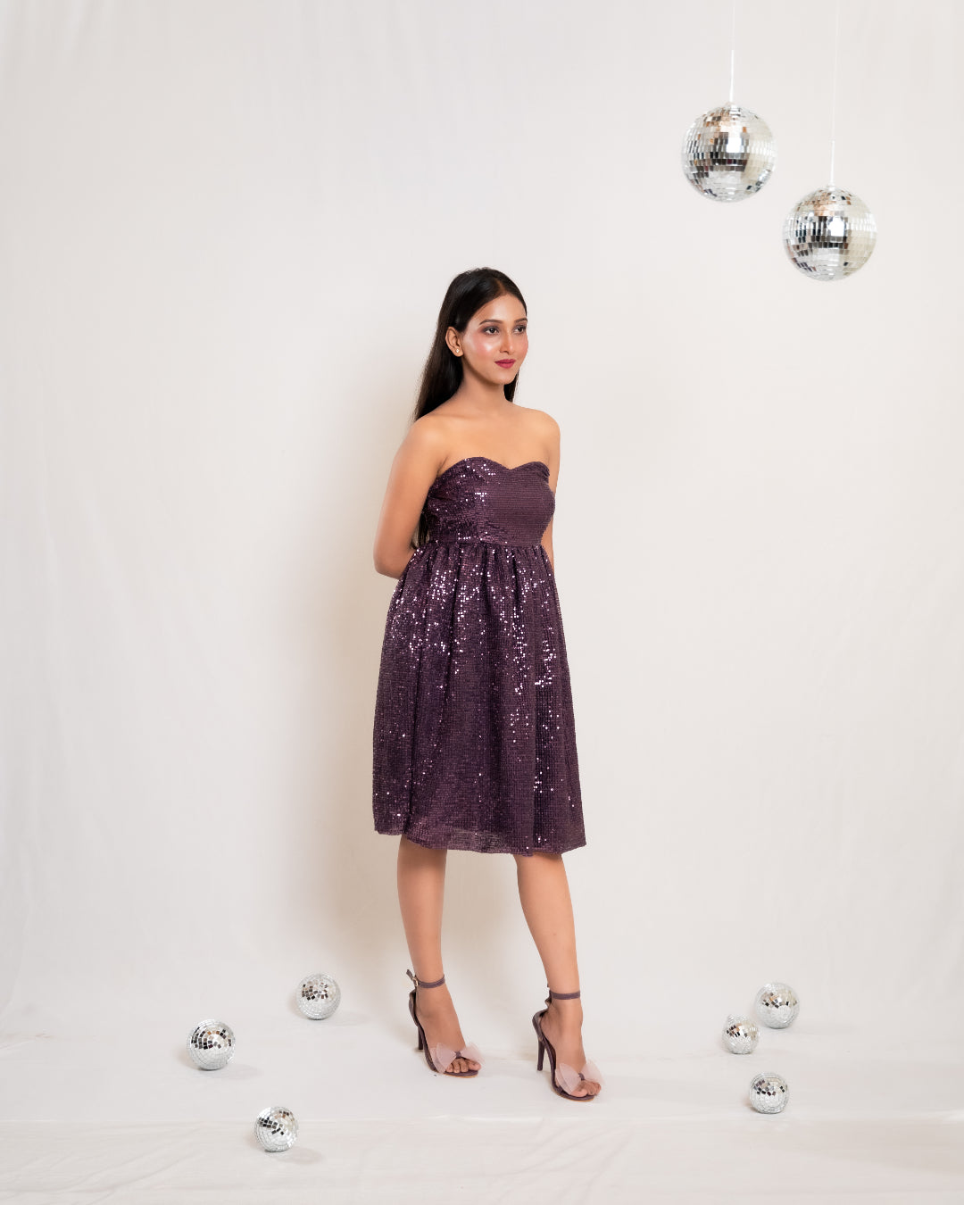 Mauve Balloon Frock