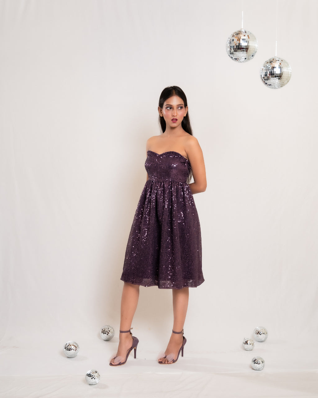 Mauve Balloon Frock