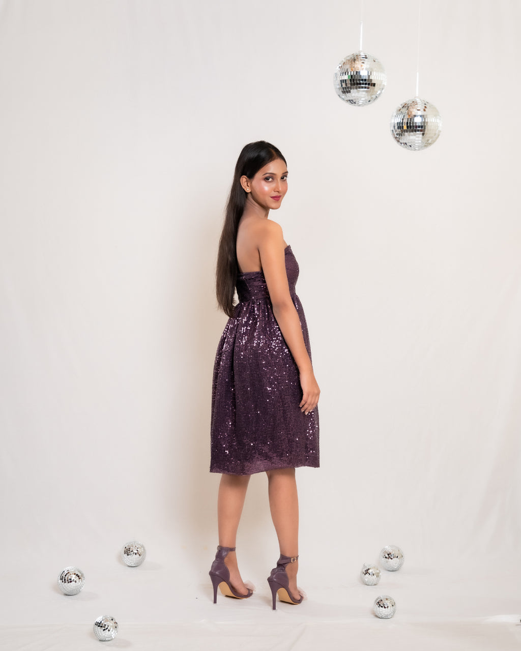 Mauve Balloon Frock