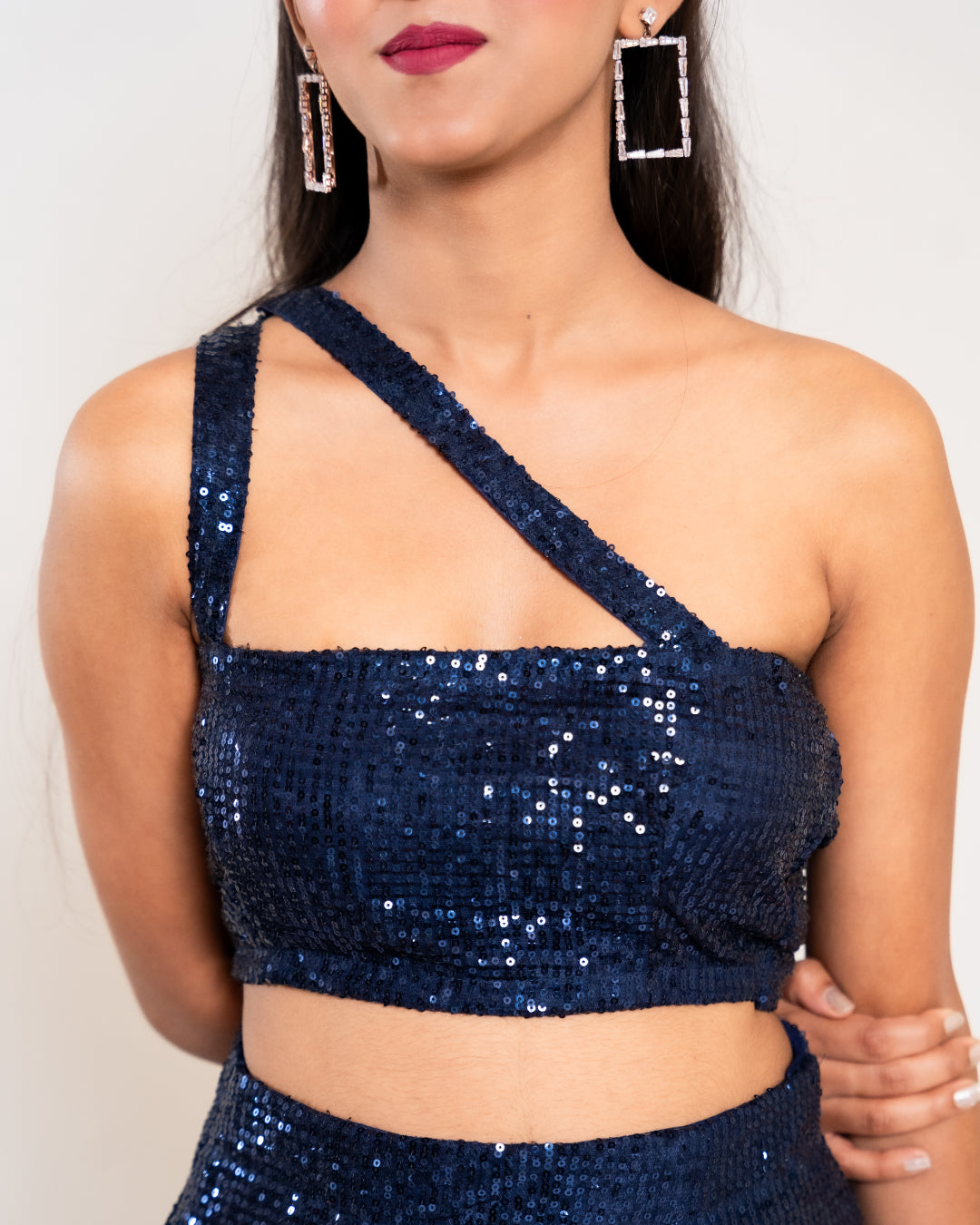 Navy Blue Sequin Co-ord