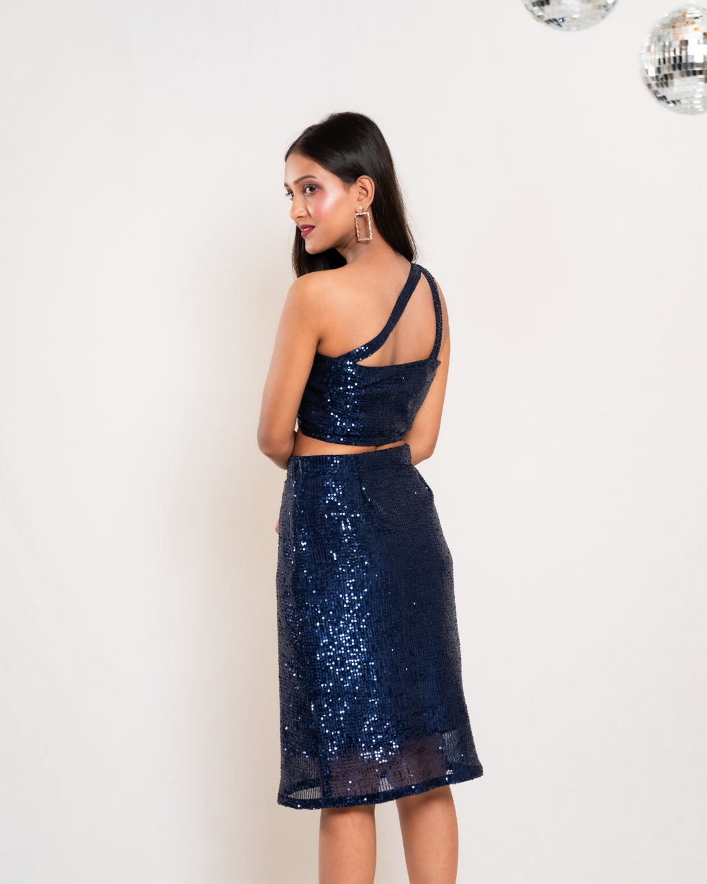 Navy Blue Sequin Co-ord