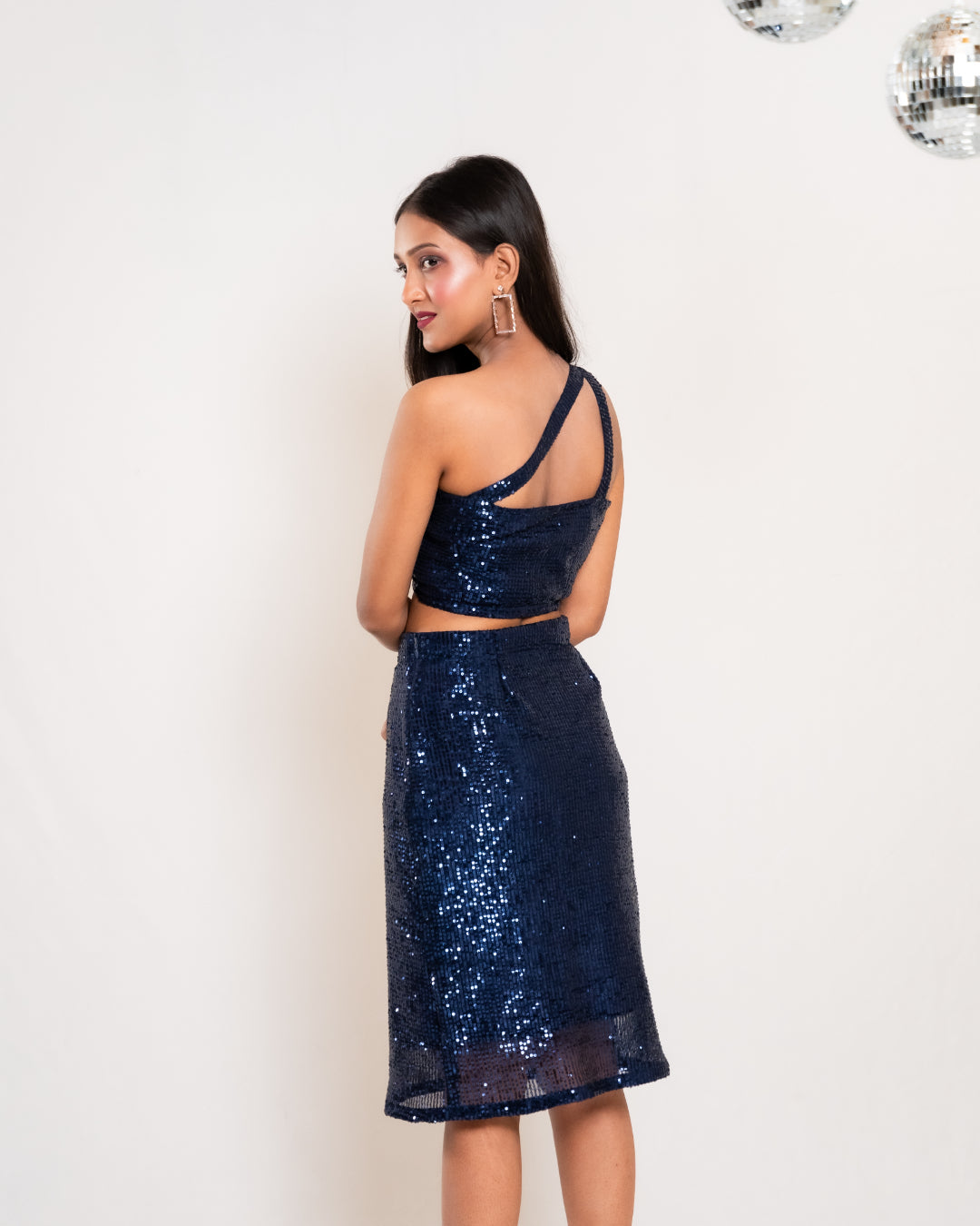 Navy Blue Sequin Co-ord