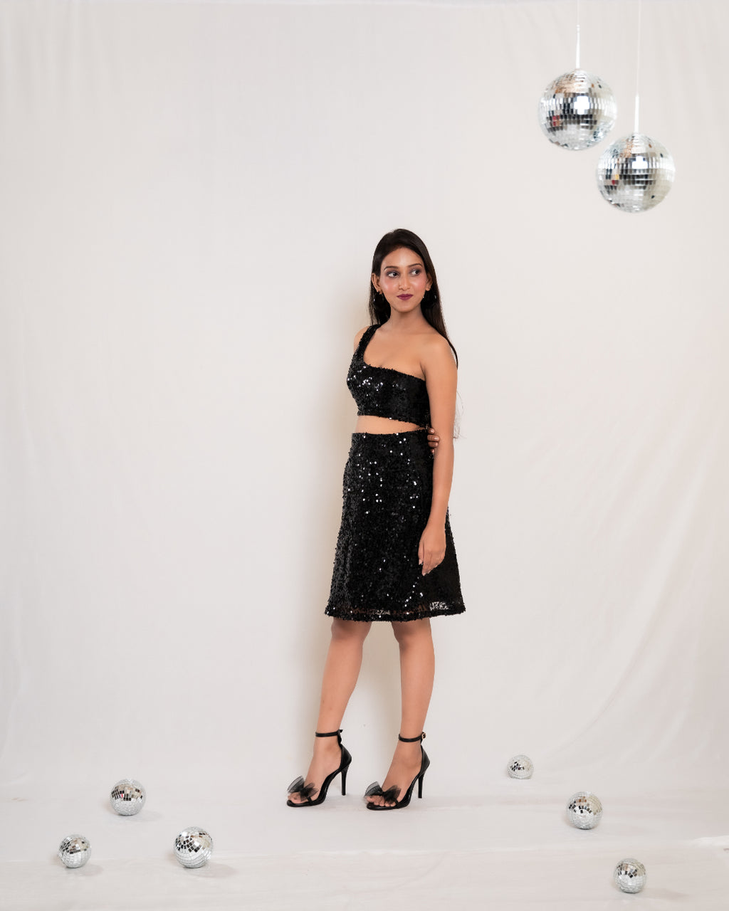 Black Sequin Co-ord