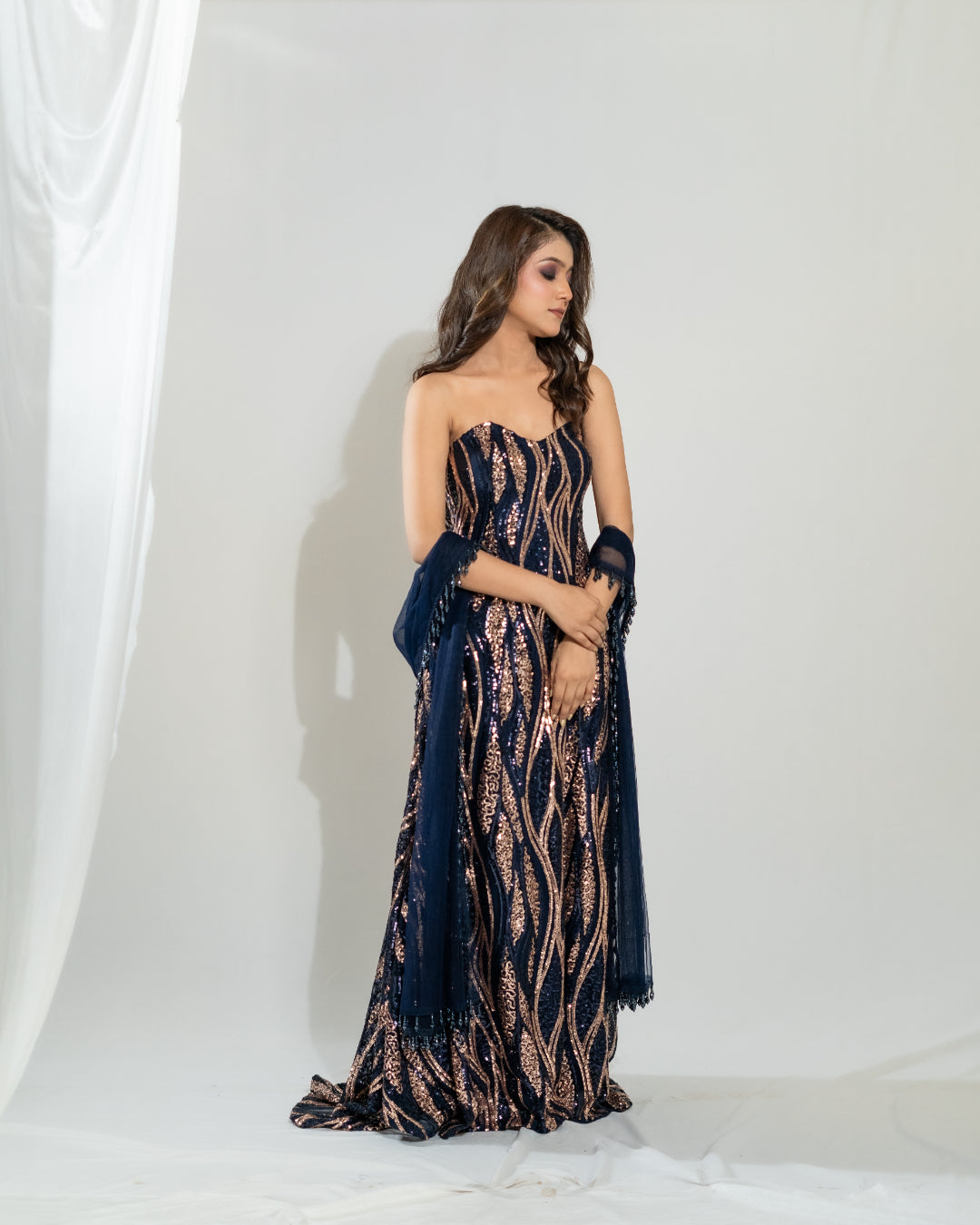 Copper Nightfall Gown