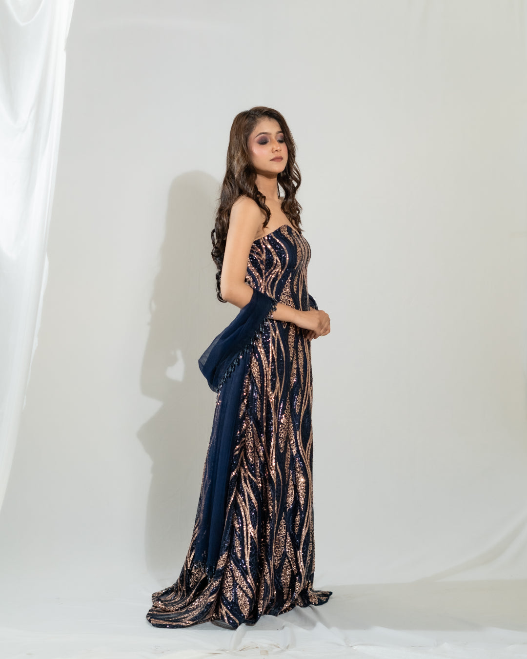 Copper Nightfall Gown