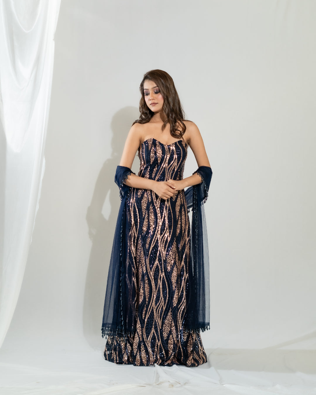 Copper Nightfall Gown