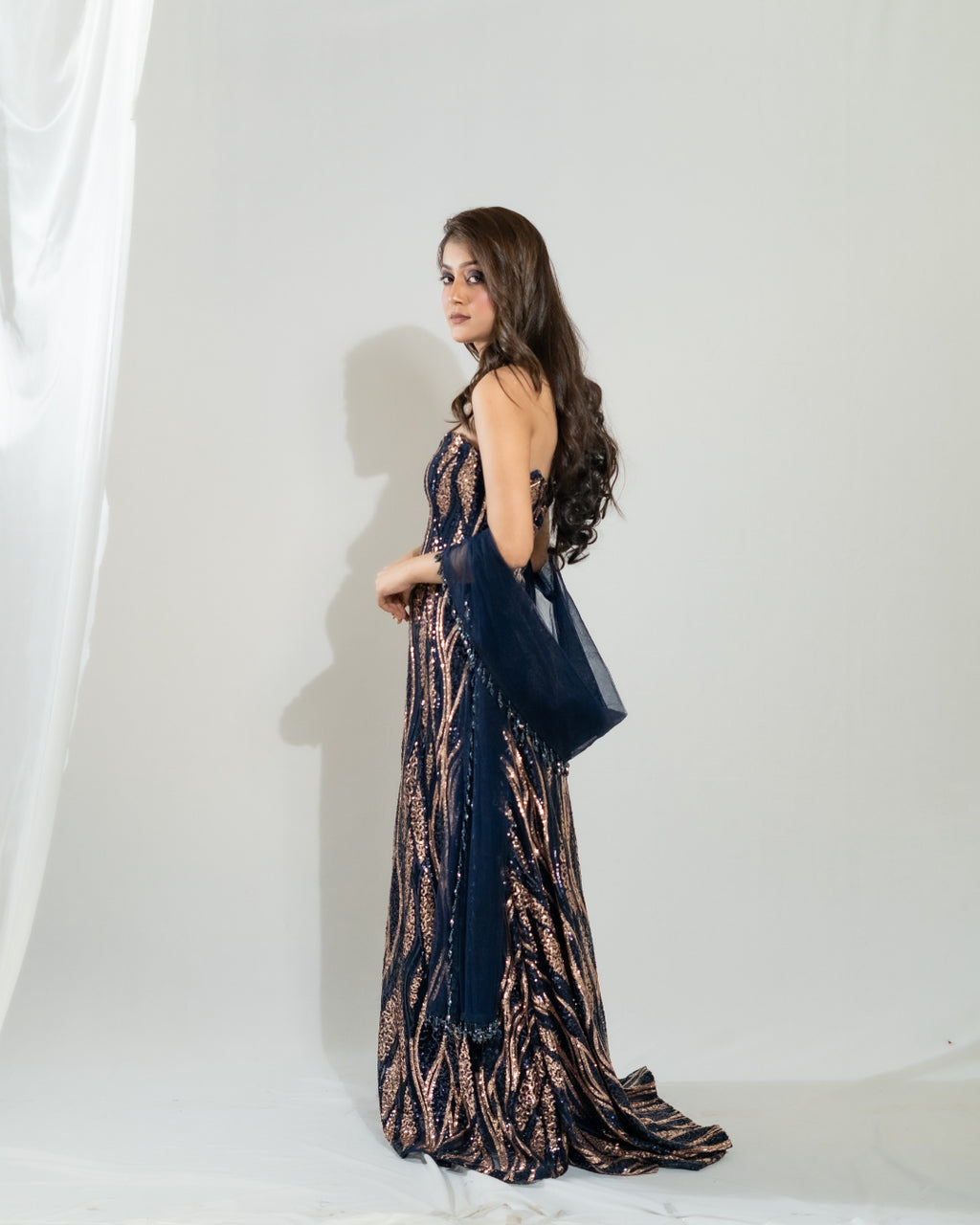 Copper Nightfall Gown