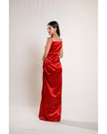 Red Satin Dress