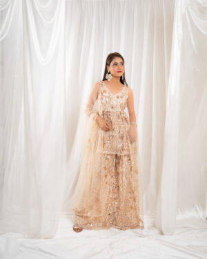 Ivory Bliss Peplum Set