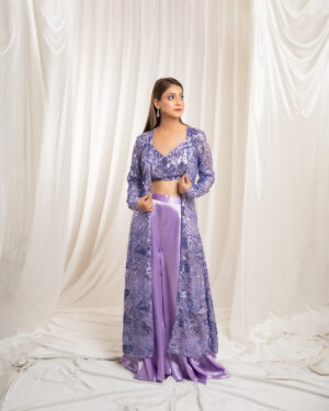 Twilight Lavender Shrug Set