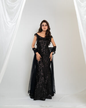 Black Twiluxe Gown